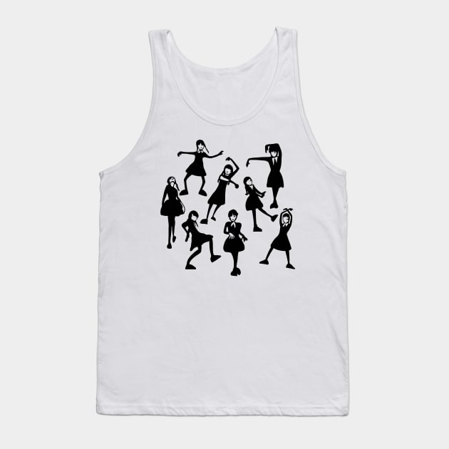 Wednesday's Dance Moves Tank Top by Slightly Unhinged